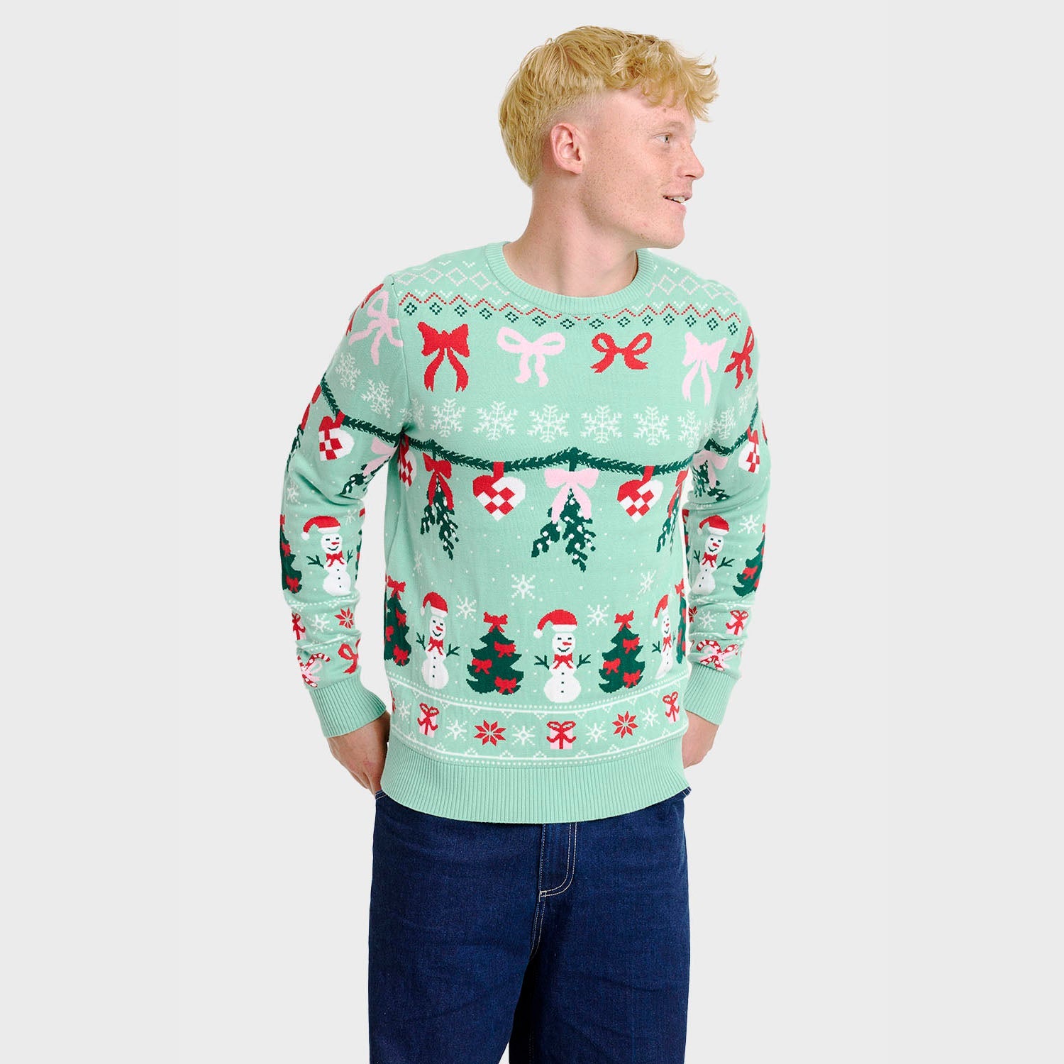 The Bow Christmas Sweater β Men